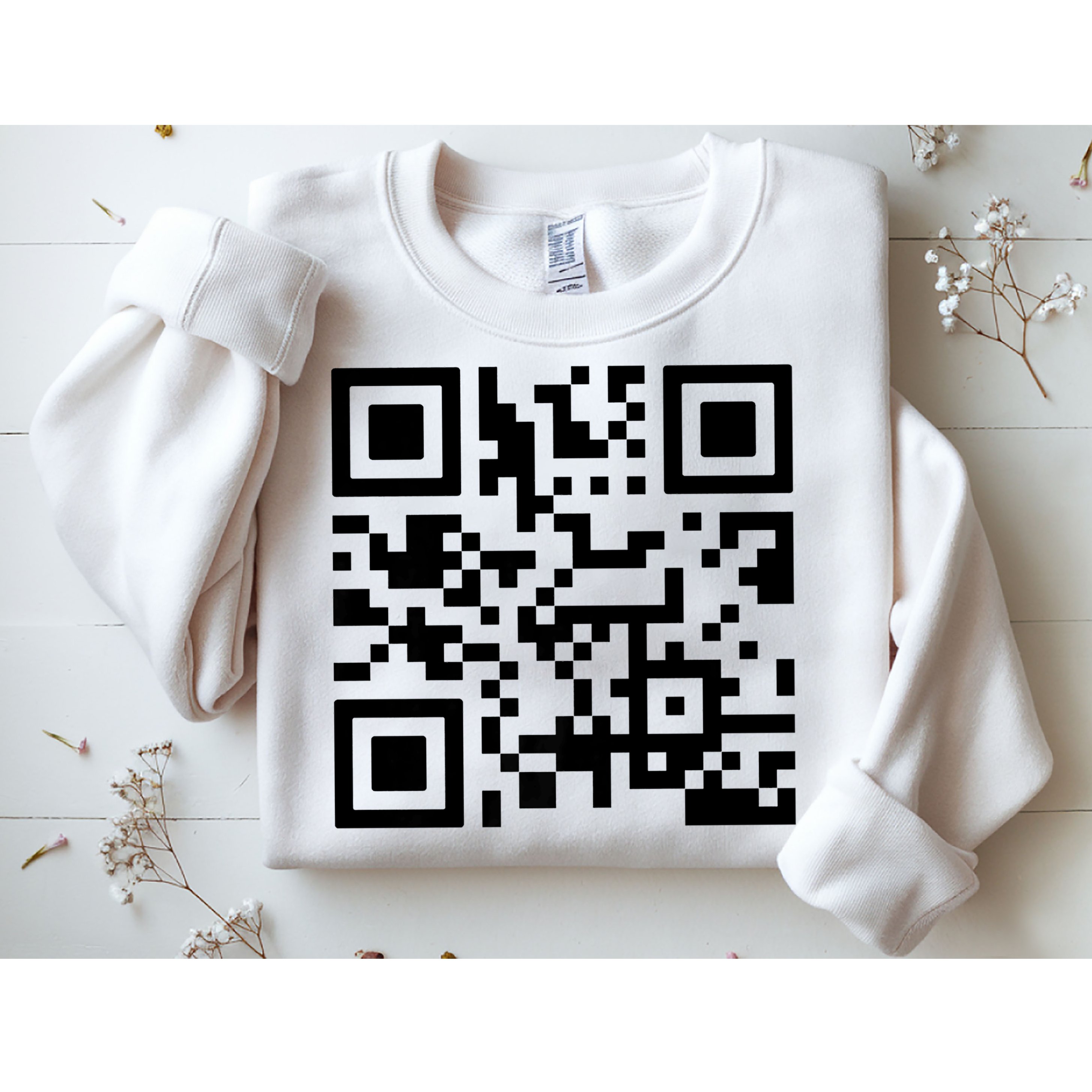 Fuck You Qr Code Sweatshirt