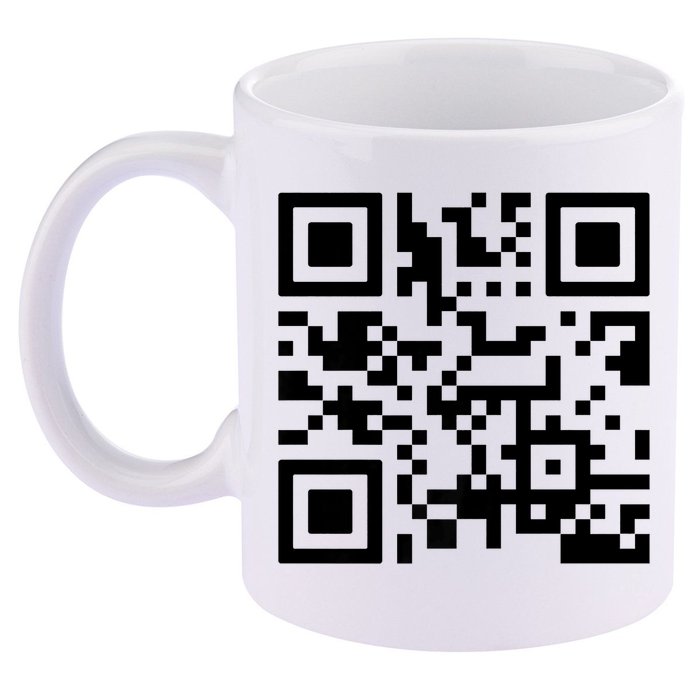 Fuck You Qr Code 11oz C Handle Ceramic Mug