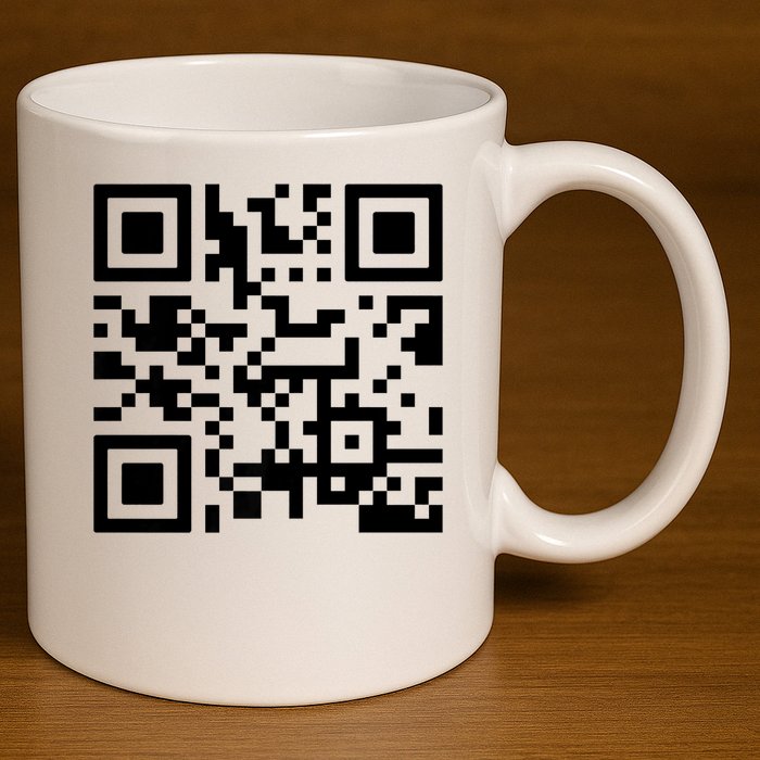 Fuck You Qr Code 11oz C Handle Ceramic Mug