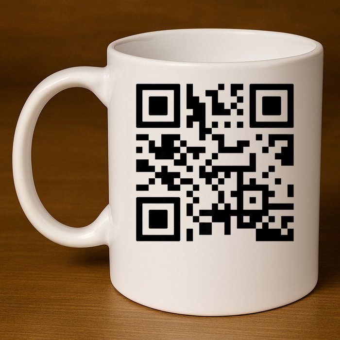 Fuck You Qr Code 11oz C Handle Ceramic Mug