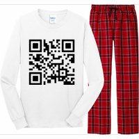 Fuck You Qr Code Long Sleeve Pajama Set