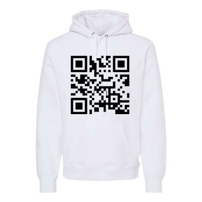 Fuck You Qr Code Premium Hoodie