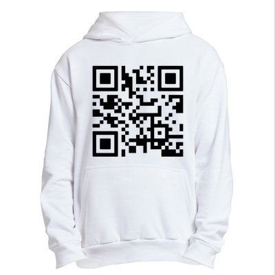 Fuck You Qr Code Urban Pullover Hoodie