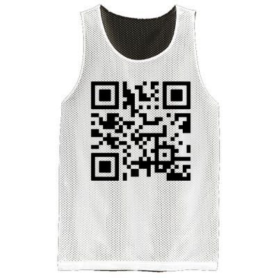 Fuck You Qr Code Mesh Reversible Basketball Jersey Tank