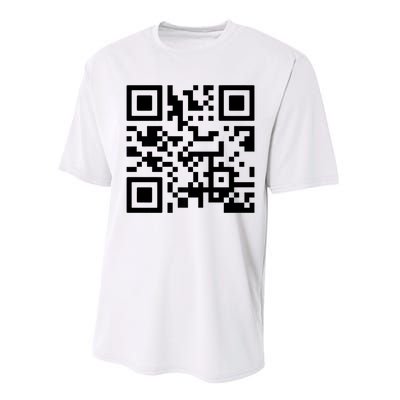 Fuck You Qr Code Performance Sprint T-Shirt