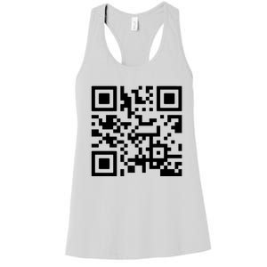 Fuck You Qr Code Women's Racerback Tank