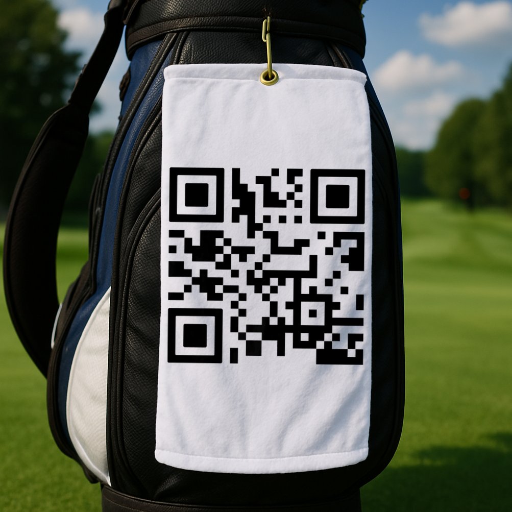 Fuck You Qr Code Golf Towel