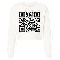 Fuck You Qr Code Cropped Pullover Crew