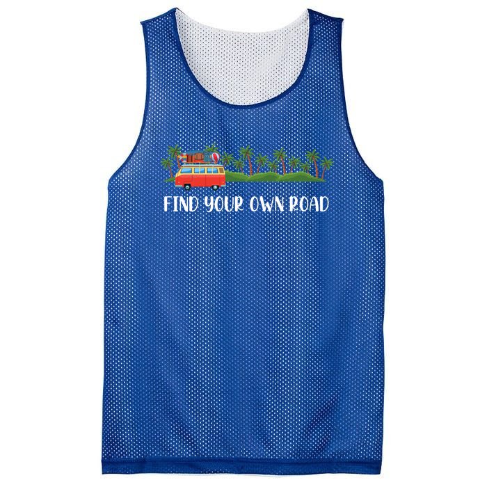 Find Your Road Roadtrip Casualwear Funky Rv Gift Idea Funny Gift Mesh Reversible Basketball Jersey Tank