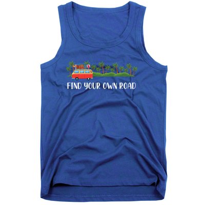 Find Your Road Roadtrip Casualwear Funky Rv Gift Idea Funny Gift Tank Top