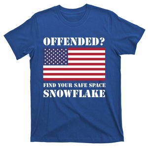 Find Your Safe Space Snowflake Gift Republican Pro Trump Gift T-Shirt