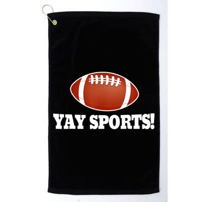 Funny Yay Sports Football Golf Towel
