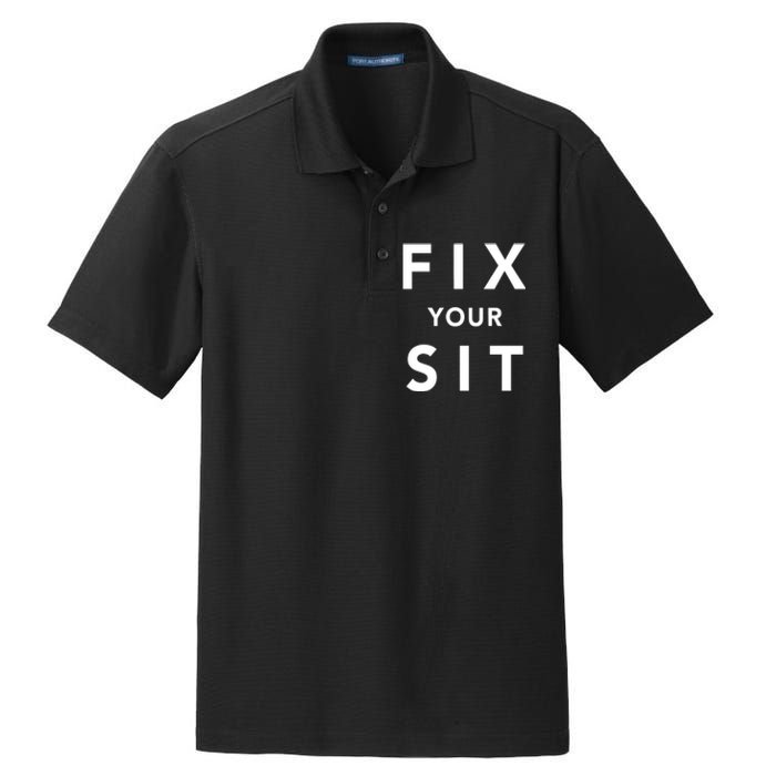 Fix Your Sit Dry Zone Grid Polo