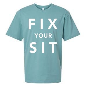 Fix Your Sit Sueded Cloud Jersey T-Shirt