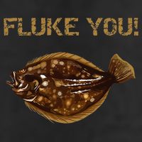 Fluke You! Summer Flounder Fishing Fluke Adult Drive Performance Visor