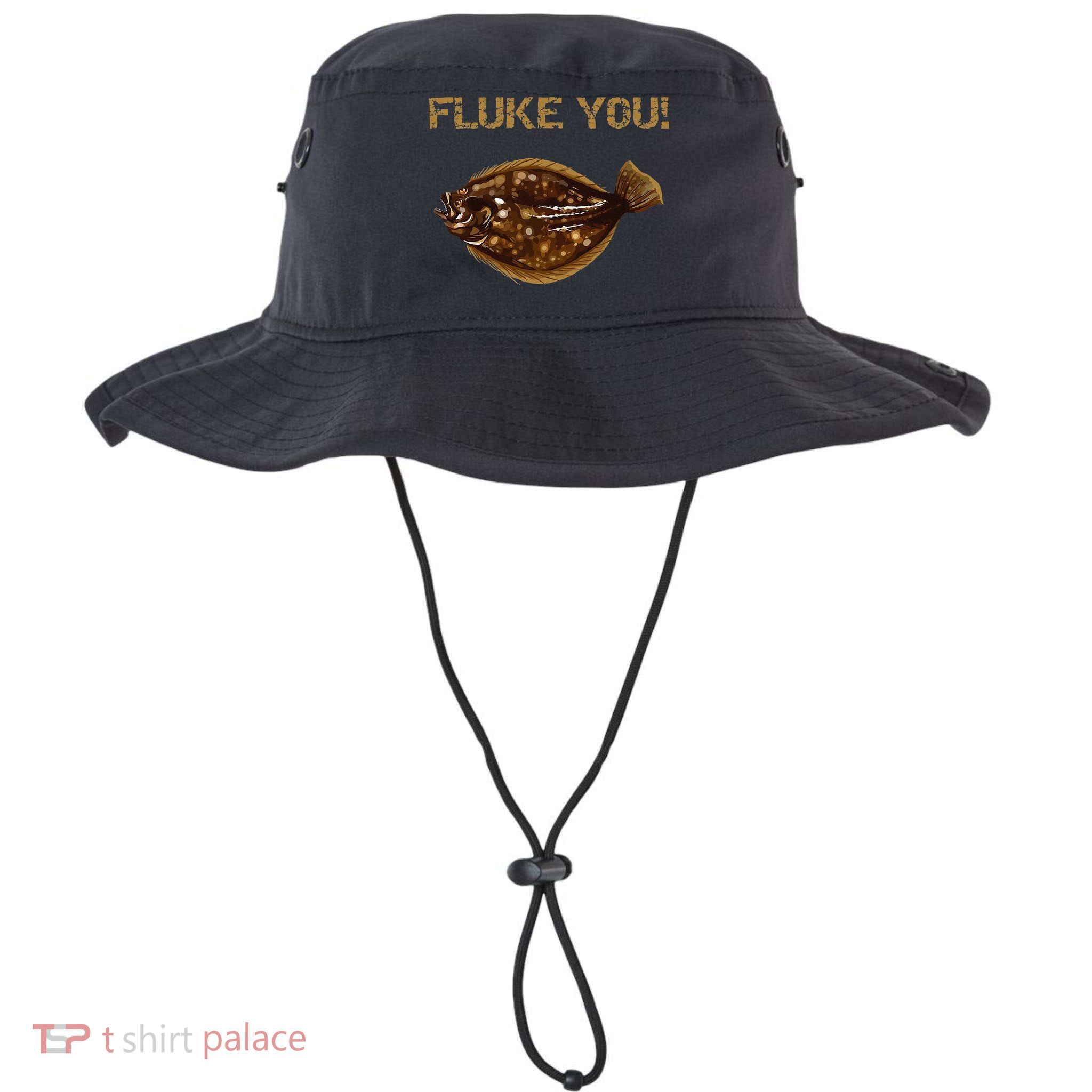Fluke You! Summer Flounder Fishing Fluke Bucket Hat
