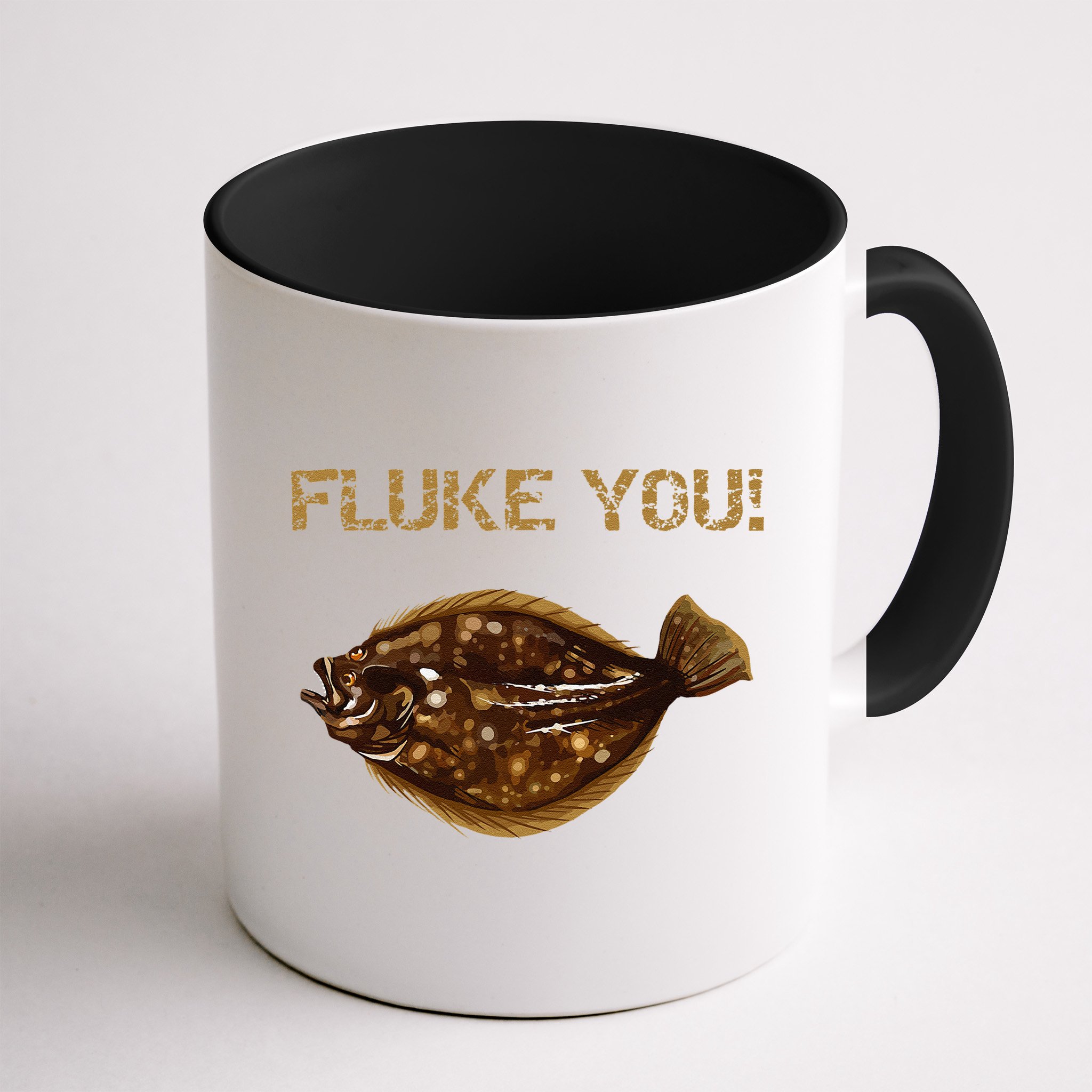 Fluke You! Summer Flounder Fishing Fluke Mug