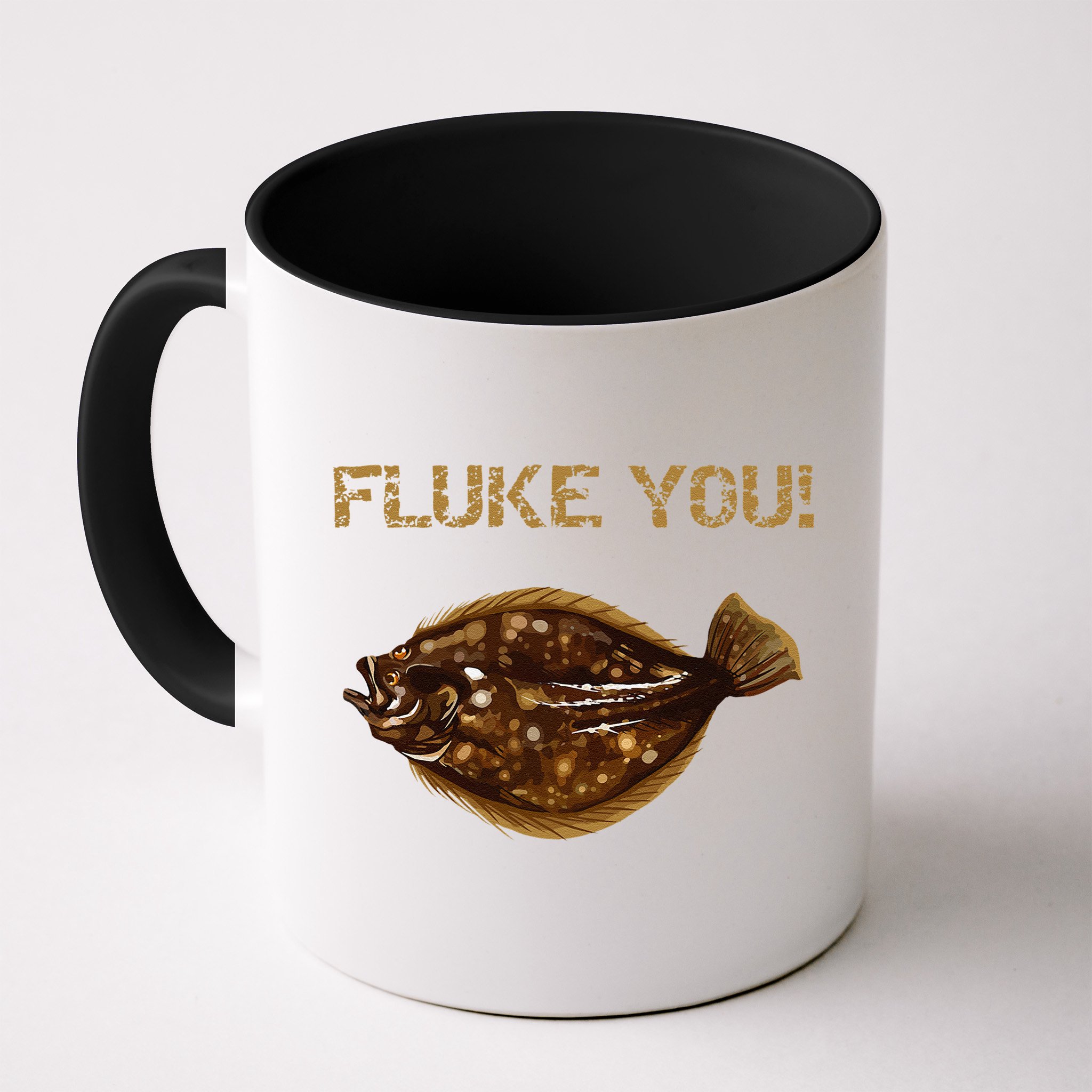 Fluke You! Summer Flounder Fishing Fluke Mug