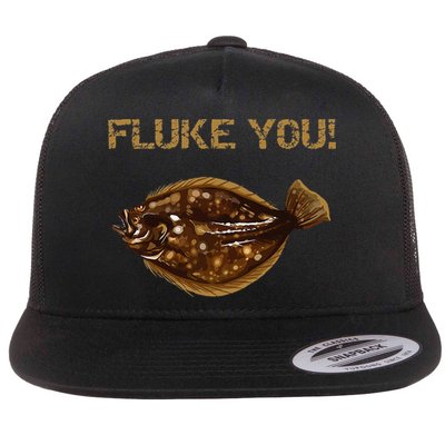 Fluke You! Summer Flounder Fishing Fluke Flatbill Hat