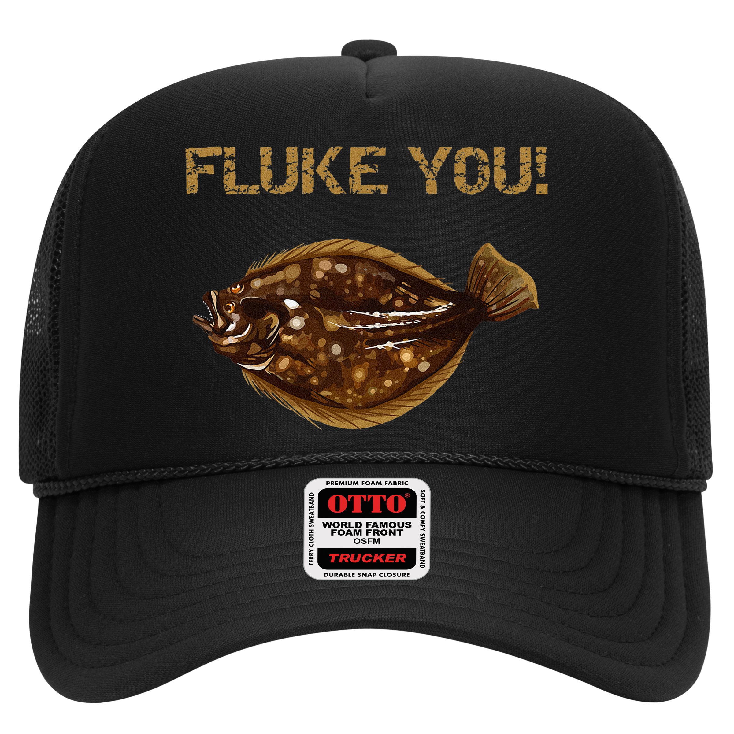 Fluke You! Summer Flounder Fishing Fluke Hat