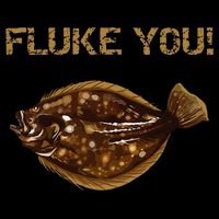 Fluke You! Summer Flounder Fishing Fluke Wool Snapback Cap