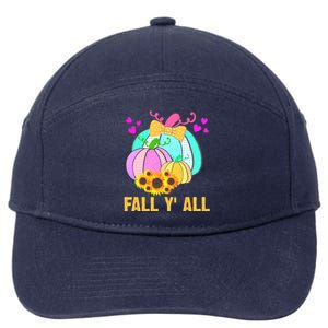 Fall Y'all Season Cute Gift For Her 7-Panel Snapback Hat