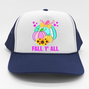 Fall Y'all Season Cute Gift For Her Trucker Hat