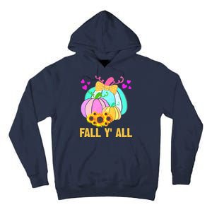 Fall Y'all Season Cute Gift For Her Tall Hoodie