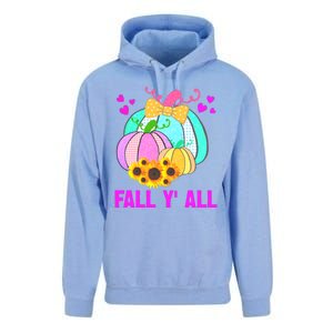 Fall Y'all Season Cute Gift For Her Unisex Surf Hoodie