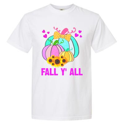 Fall Y'all Season Cute Gift For Her Garment-Dyed Heavyweight T-Shirt