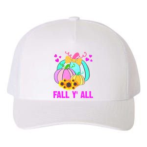 Fall Y'all Season Cute Gift For Her Yupoong Adult 5-Panel Trucker Hat