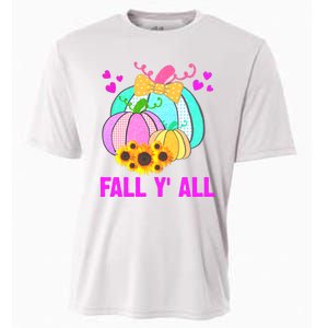 Fall Y'all Season Cute Gift For Her Cooling Performance Crew T-Shirt