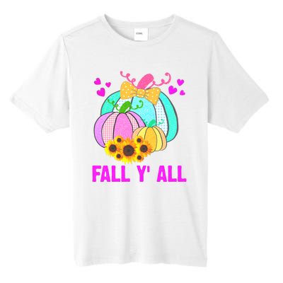 Fall Y'all Season Cute Gift For Her Tall Fusion ChromaSoft Performance T-Shirt