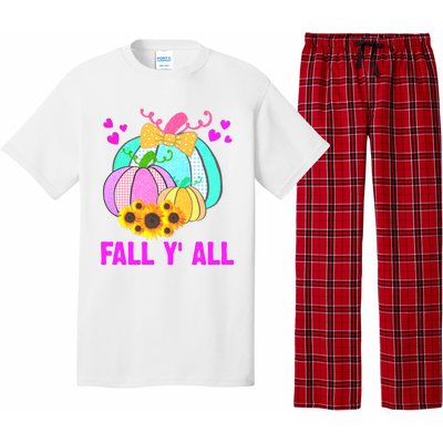 Fall Y'all Season Cute Gift For Her Pajama Set