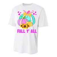 Fall Y'all Season Cute Gift For Her Performance Sprint T-Shirt