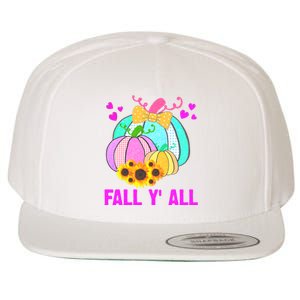 Fall Y'all Season Cute Gift For Her Wool Snapback Cap