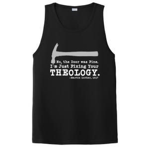 Fixing Your Theology Lutheran Calvinist Luther Christianity Funny Gift PosiCharge Competitor Tank