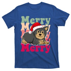 Funny Yorkshire Terrier Dog Christmas Matching Family Cool Gift T-Shirt