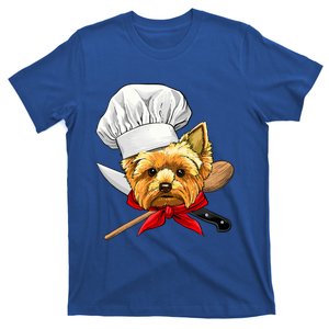 Funny Yorkshire Terrier Chef Dog Cooking And Baking T-Shirt