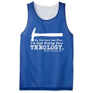 Fixing Your Theology Lutheran Calvinist Luther Christianity Gift Mesh Reversible Basketball Jersey Tank