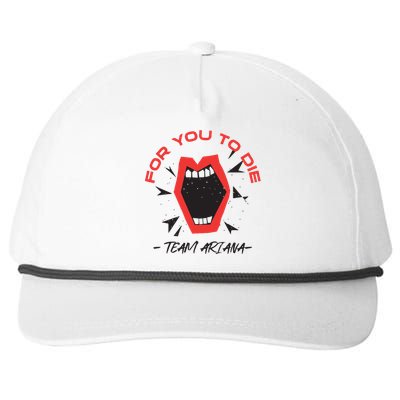 For You To Die Vanderpump Rules Snapback Five-Panel Rope Hat