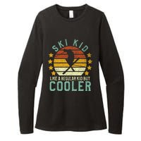 Funny Young Vintage Skier & Skiing Lover Cooler Womens CVC Long Sleeve Shirt