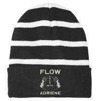 Flow Yoga With Adriene Striped Beanie with Solid Band