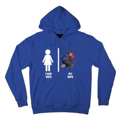 Funny Your Wife My Wife Halloween Mom Witch Pumpkin Outfit Cool Gift Tall Hoodie