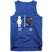 Funny Your Wife My Wife Halloween Mom Witch Pumpkin Outfit Cool Gift Tank Top