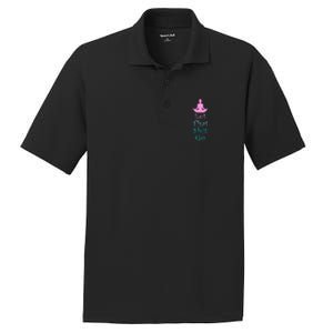 Funny Yoga Workout Gift Idea Let That Shit Go Gift PosiCharge RacerMesh Polo