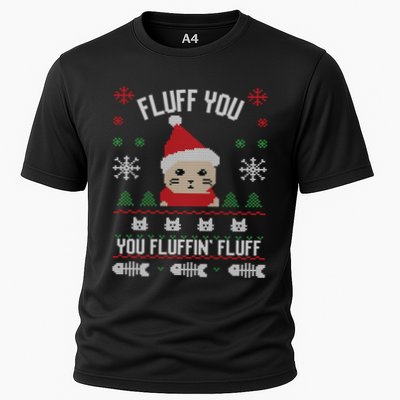 Fluff You You Fluffin' Fluff Funny Holiday Sweater Graphic Gift Performance Shirt