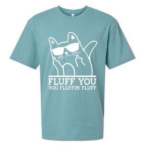 Fluff You You Fluffin Fluff Cat Owner Cat Trainer Pet Animal Gift Sueded Cloud Jersey T-Shirt