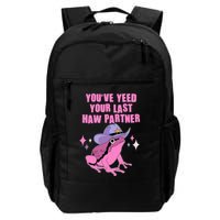 Funny Youve Yeed Your Last Haw Partner Cowboy Fog Backpack