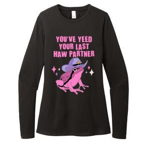 Funny Youve Yeed Your Last Haw Partner Cowboy Fog Womens CVC Long Sleeve Shirt